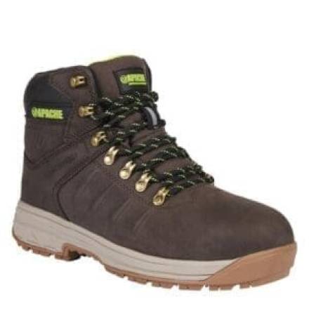 Apache Brown Safety Boot Size 10